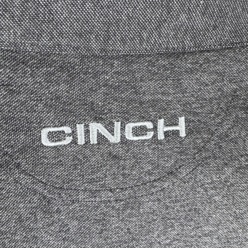 Cinch Polo Shirt Mens XXL Grey Arena Flex Short Sleeve Athleisure MTK1863016‎ - Picture 6 of 10